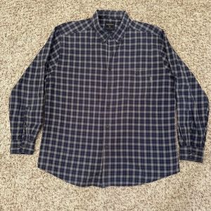 Woolrich Mens Cotton Plaid Button Up Shirt‎ Size X-Large